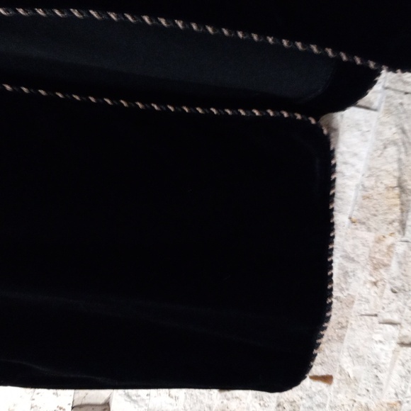 Vintage Velour Embroidered Vest Act III Women's Size 18 - Picture 7 of 14